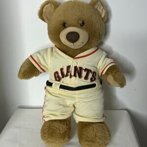 Build A Bear SF Giants Teddy Bear Plush MLB Baseball Uniform Stuffed Toy